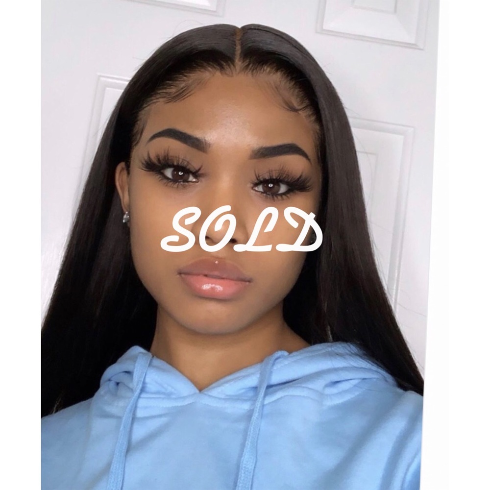 New! HD Lace 20” Remy Straight lace front wig.